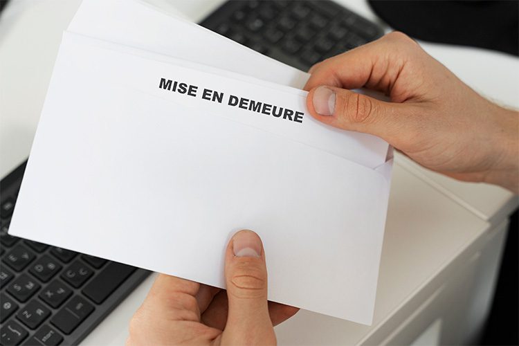 Mise en demeure Mise en demeure